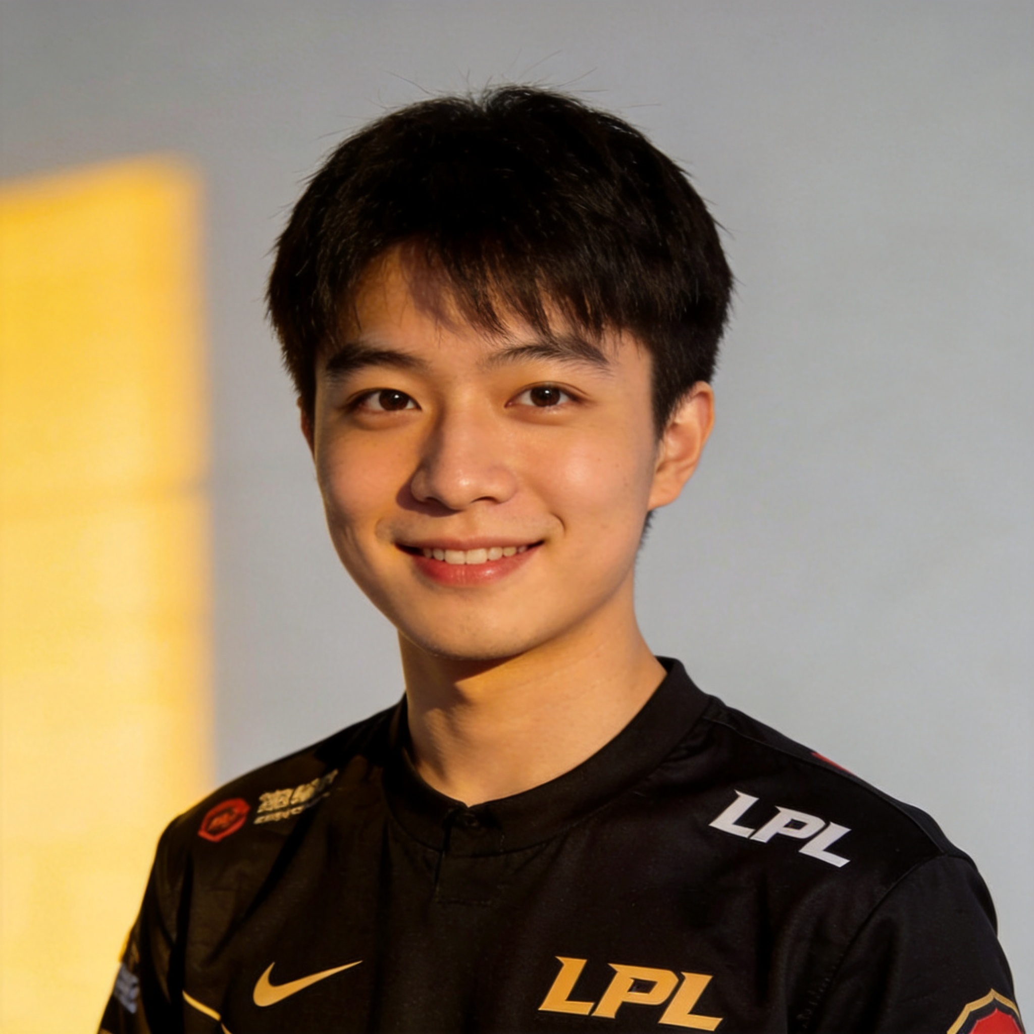 球迷林哲在Score电竞观看英雄联盟比赛后的合照头像